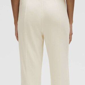 Lululemon Softstream Flare Pants w/ Pleat – Light Ivory, Size 4